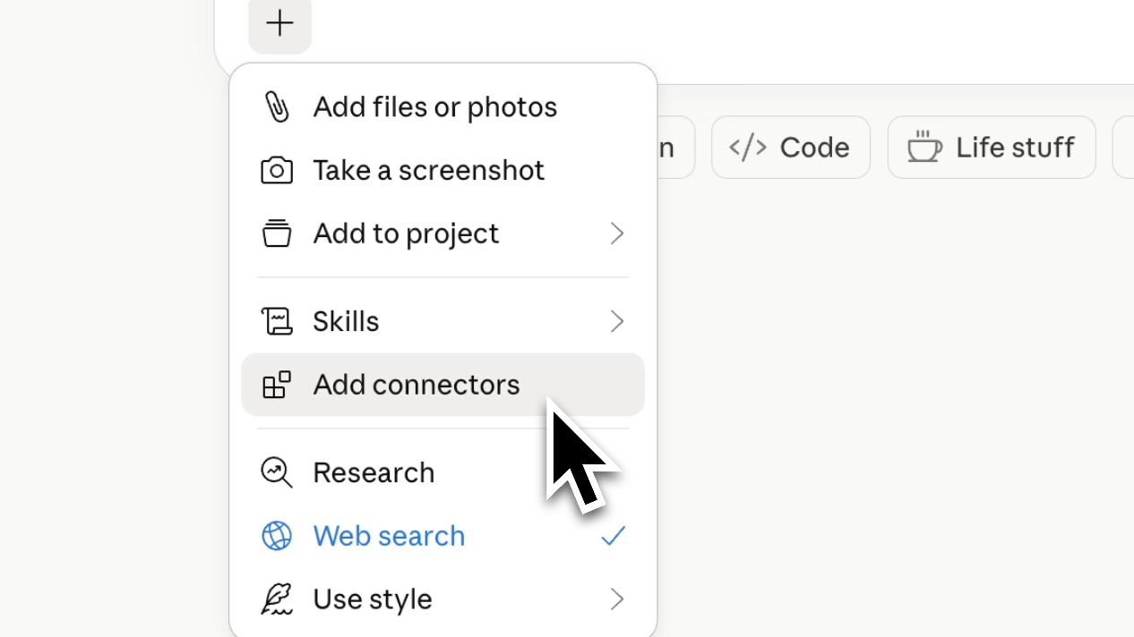 Choose Add connectors.